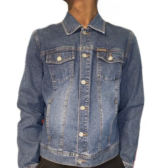 Vintage 1967 Calvin Klein Jeans denim Jacket Hong Kong | US size medium - Picture 2 of 8